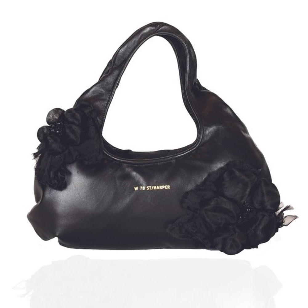 W 78 ST X Harper | BRAND NEW! Medium Black Leather Super Bloom Cloud
